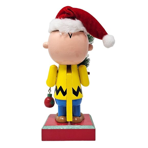 Charlie Brown Peanuts Christmas Wood 9" Nutcracker - Picture 4 of 4